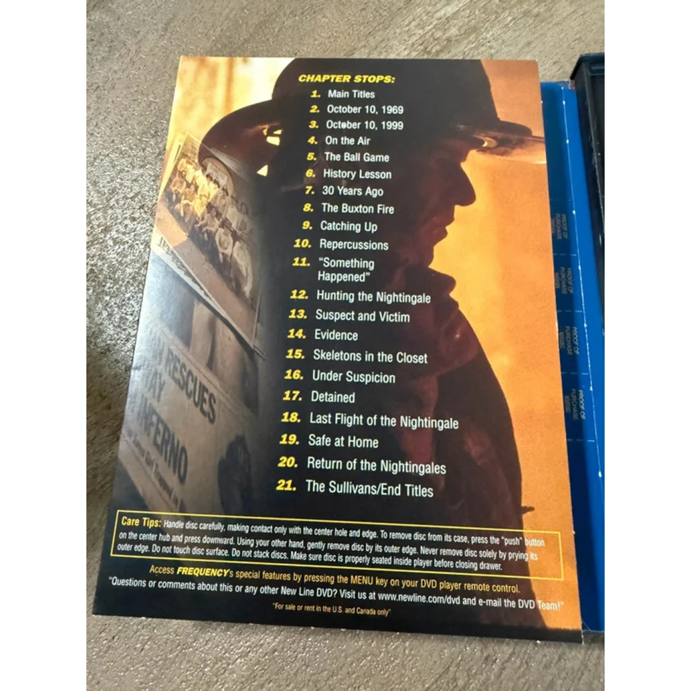 Frequency movie DVD